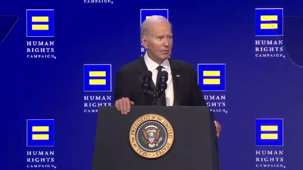 Biden Tells Audience: "Careful, I'm Like A Poor Relative, I Show Up When I'm Invited"