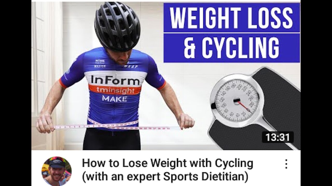 Losing weight by cycling