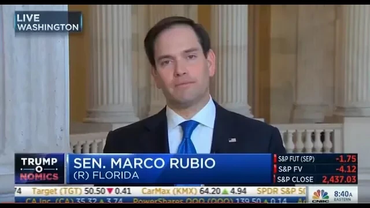 Rubio discusses pro-family tax reform, health care reform, Russia on CNBC Squawk Box