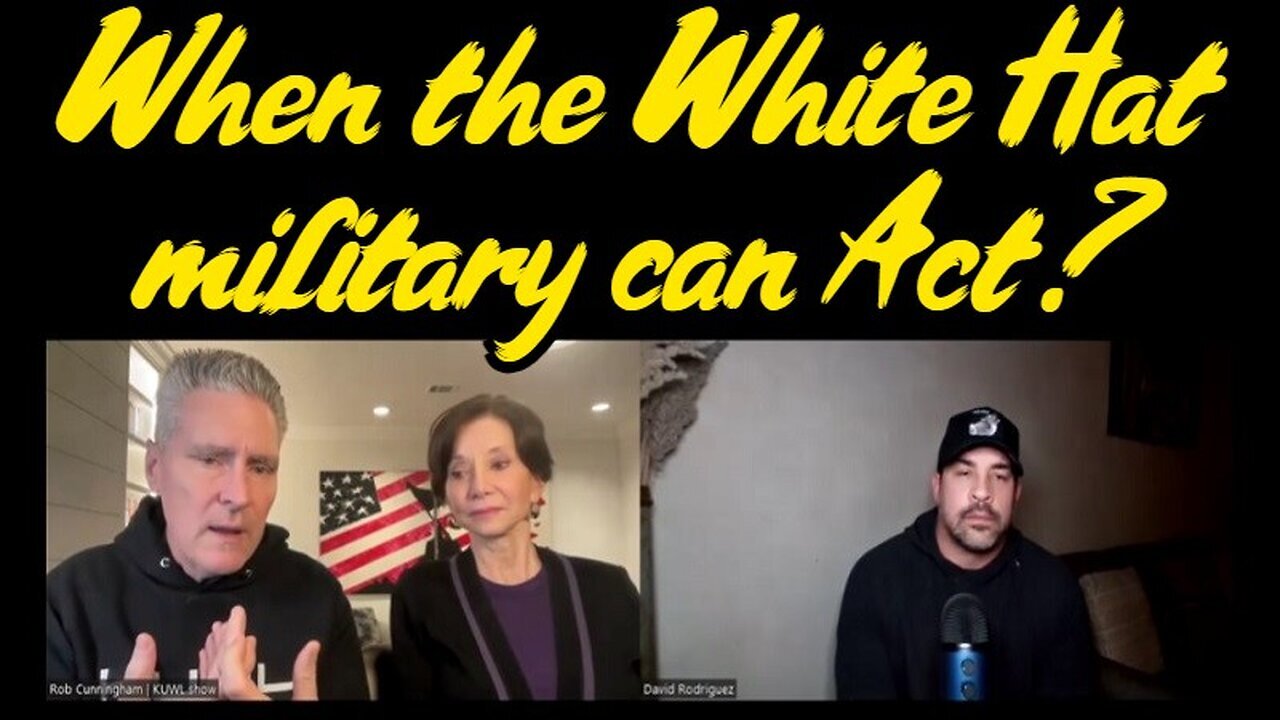 Dr. Jan Halper-Hayes And Nino - When the White Hat military can Act - 2/24/24..