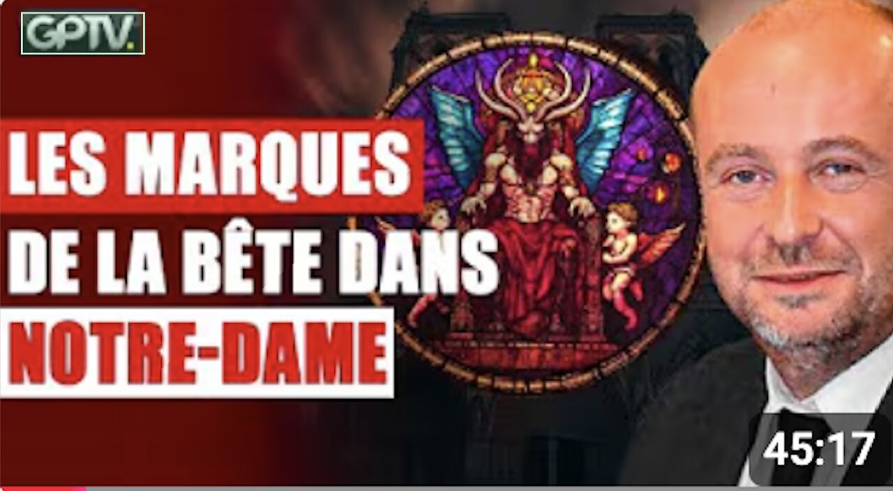 MACRON A Mis Les Marques De La Bête Dans NOTRE-DAME