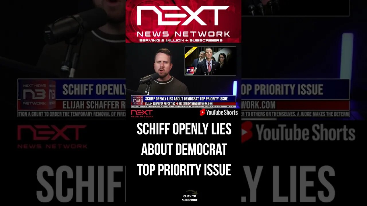 Schiff Openly Lies About Democrat Top Priority Issue #shorts