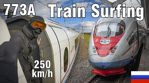 Train Surfing on High-Speed Train 250 km/h