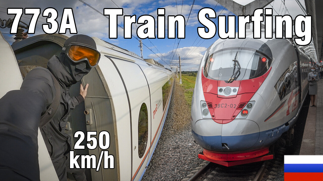 Train Surfing on High-Speed Train 250 km/h
