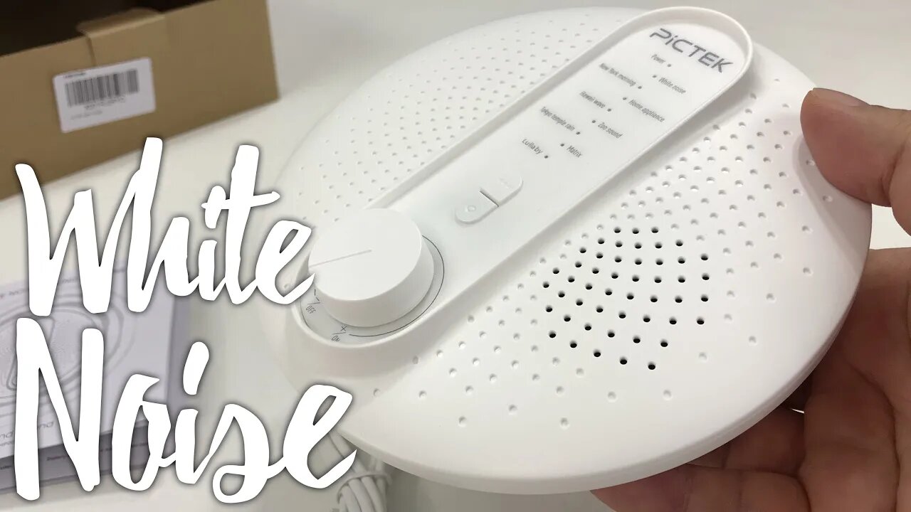 White Noise Machine with 24 Soothing Sounds for Sleeping Well by Pictek Review