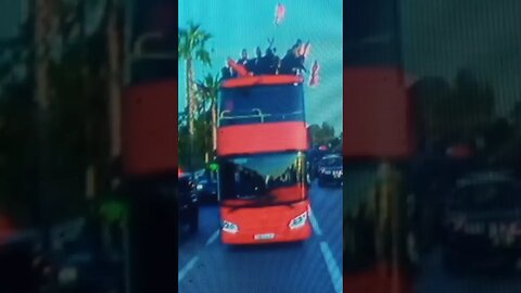 Morocco celebrate moroccan team of football احتفالات الشعب المغربي بالفريق الوطني لكرة القدم