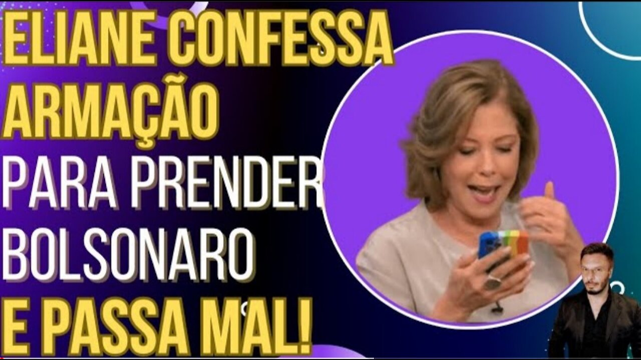 Apresentadora da Globolixo confessa armação para prender Bolsonaro e passa mal!