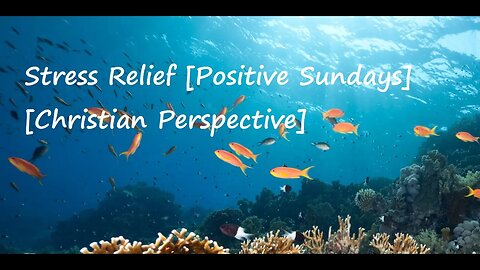 Stress Relief [Positive Sundays] [Christian Perspective]