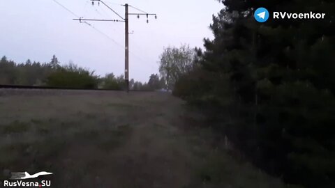 Russian DRG destroys railway tracks in the Dnepropetrovsk region