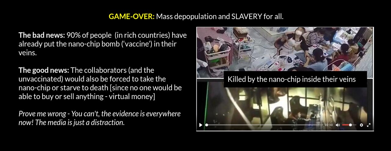 GAME-OVER: Mass depopulation and SLAVERY for all