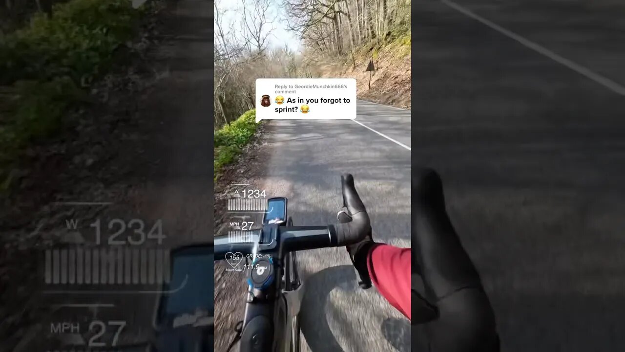 Nearly forgot to sprint at the end 🙈