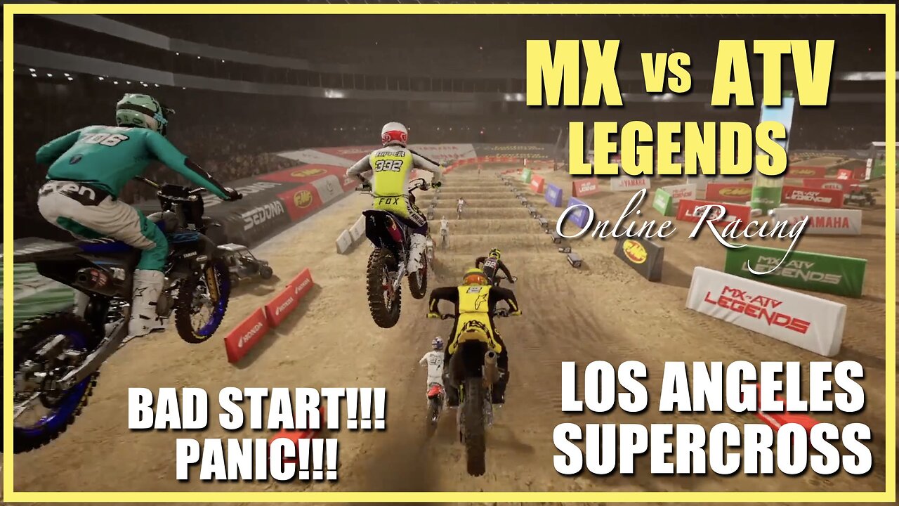 MX vs ATV Legends Bob Hannah gets a bad start in Los Angeles