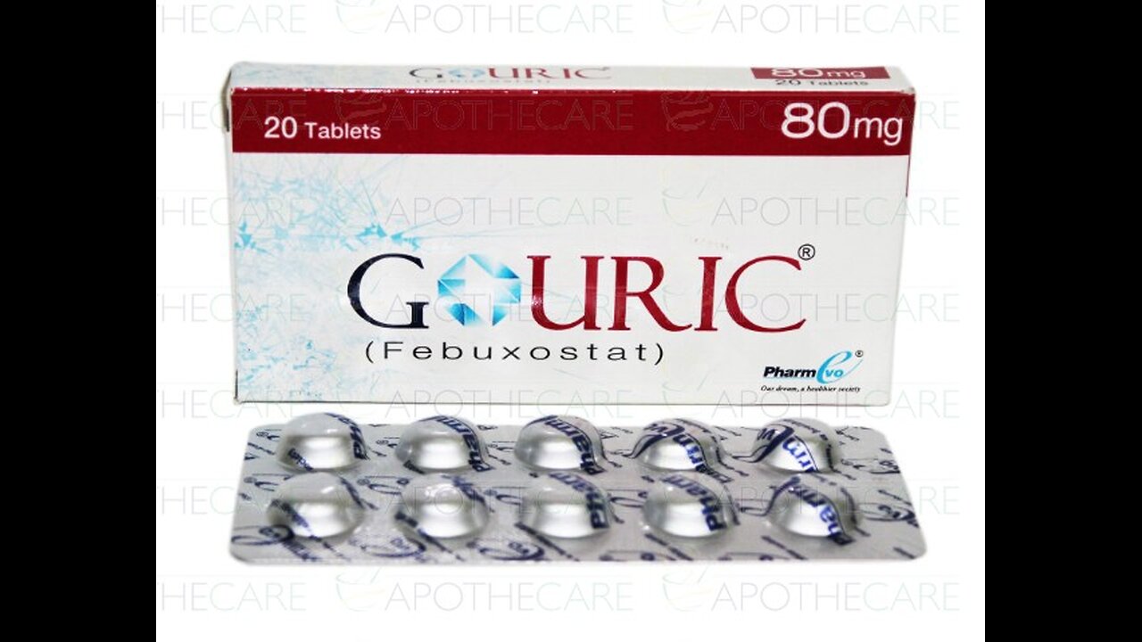 GoUric (febuxostat)| treatment of High Uric acid|AIM Pharma|2023