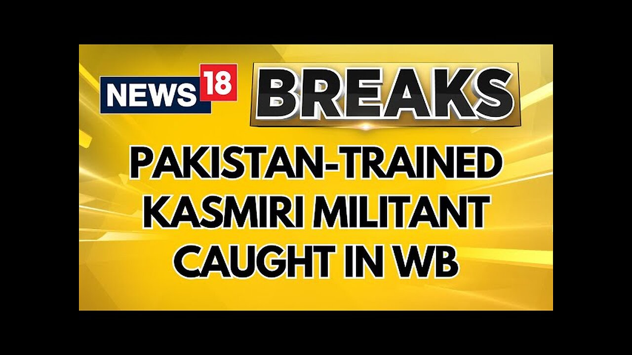 Pakistan-Trained Kasmiri Militant Caught By Special Task Force Of West Bengal From Canning Area