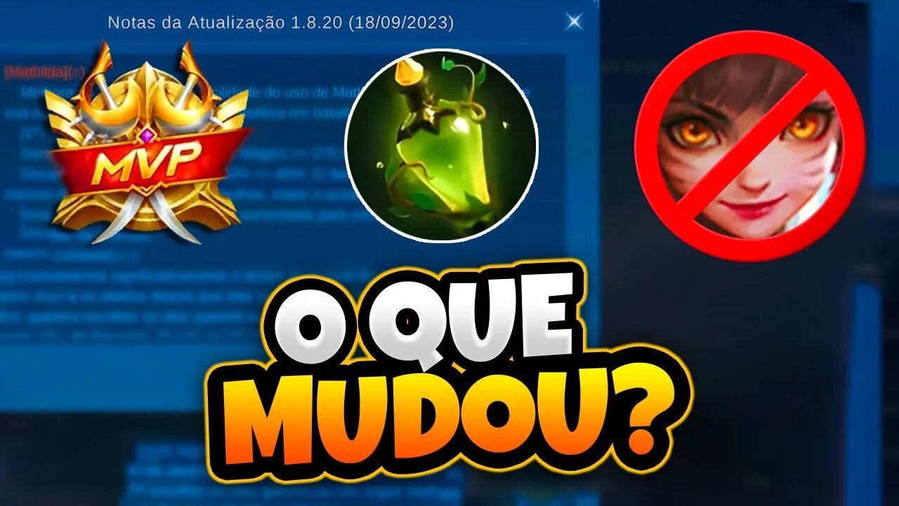 O JOGO ATUALIZOU! E AGORA? | MOBILE LEGENDS