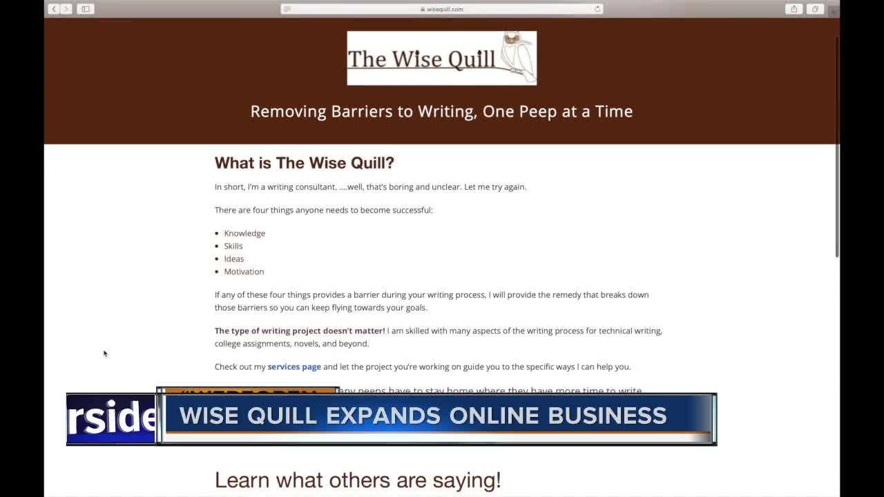 Wise Quill expands online business during pandemic