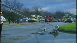 View of damage from 1992 tornado damage