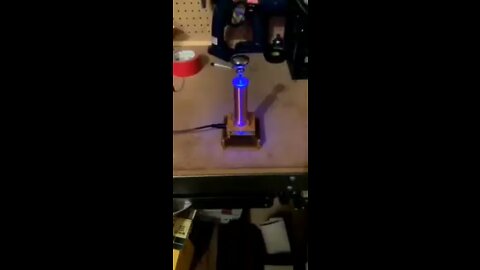 Mini Tesla coil.