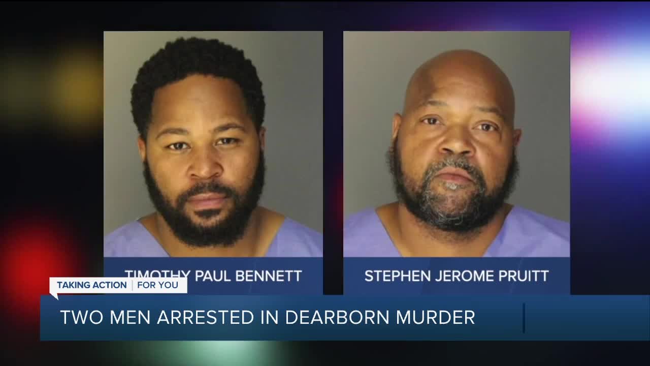 Two men arrested in Dearborn murder