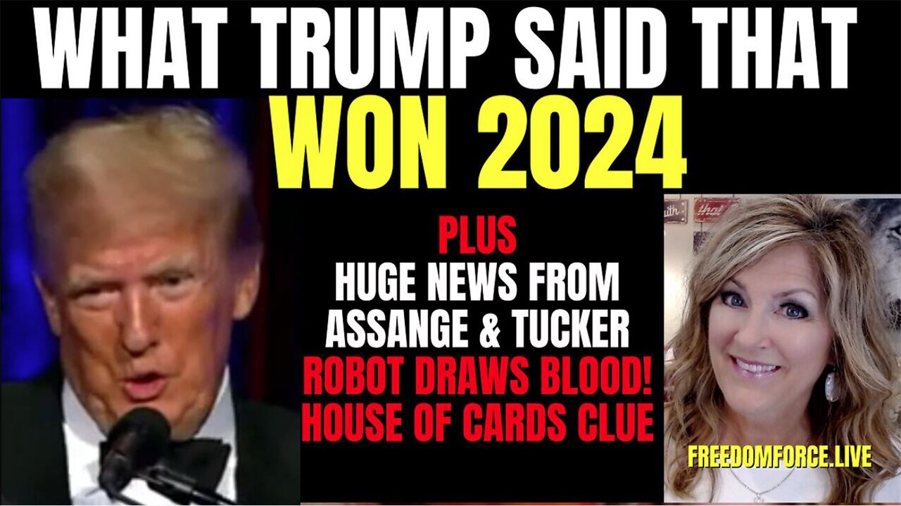 Melissa Redpill Situation Update 12-28-23: "What Trump Said that Won 2024- News From Tucker Carlson"