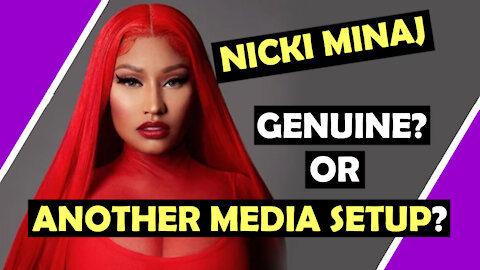 NICKI MINAJ - Genuine? Or ANOTHER MEDIA SET UP / Hugo Talks #lockdown