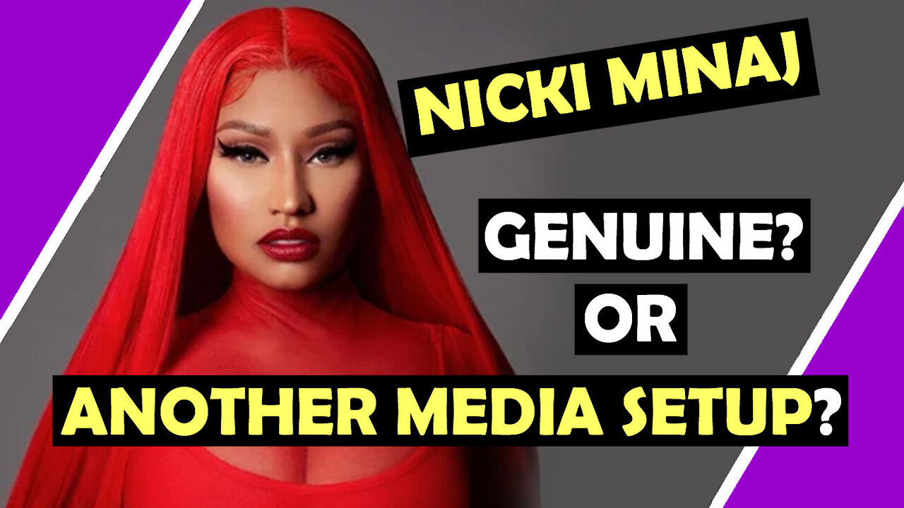 NICKI MINAJ - Genuine? Or ANOTHER MEDIA SET UP / Hugo Talks #lockdown