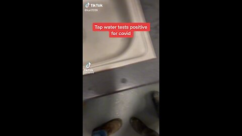 Water test positive for Covid 19