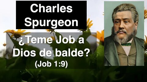 ¿Teme Job a Dios de balde? (Job 1,9) Devocional de hoy Charles Spurgeon