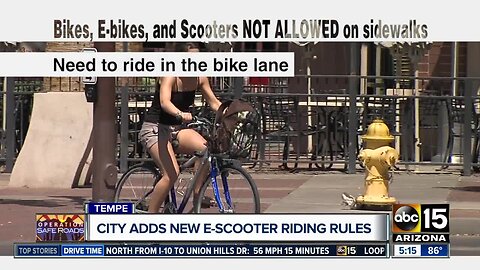 Tempe passes safety ordinances for e-scooter safety