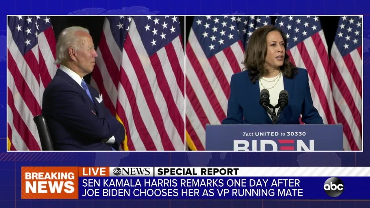 Biden, Harris make campaign debut in COVID-19 era Wednesday