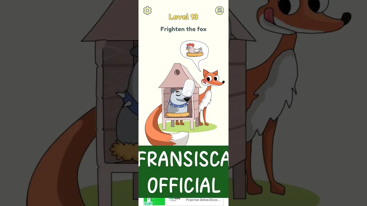 FRIGHTENED THE FOX