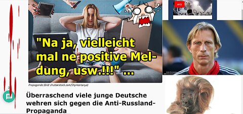 "Na ja, vielleicht mal ne positive Meldung, usw.!!!" ...