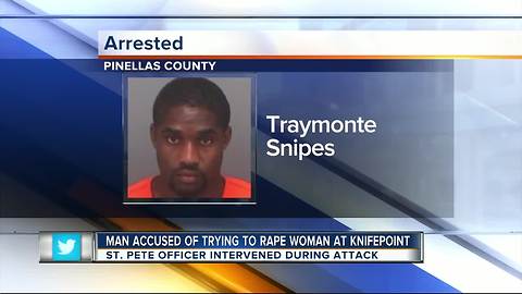 Man accused of trying to rape woman at knifepoint