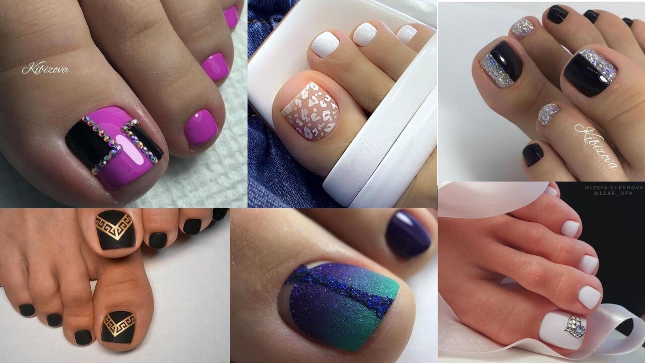 Pedicure Nail art ideas compilation 2022 // toe nails art