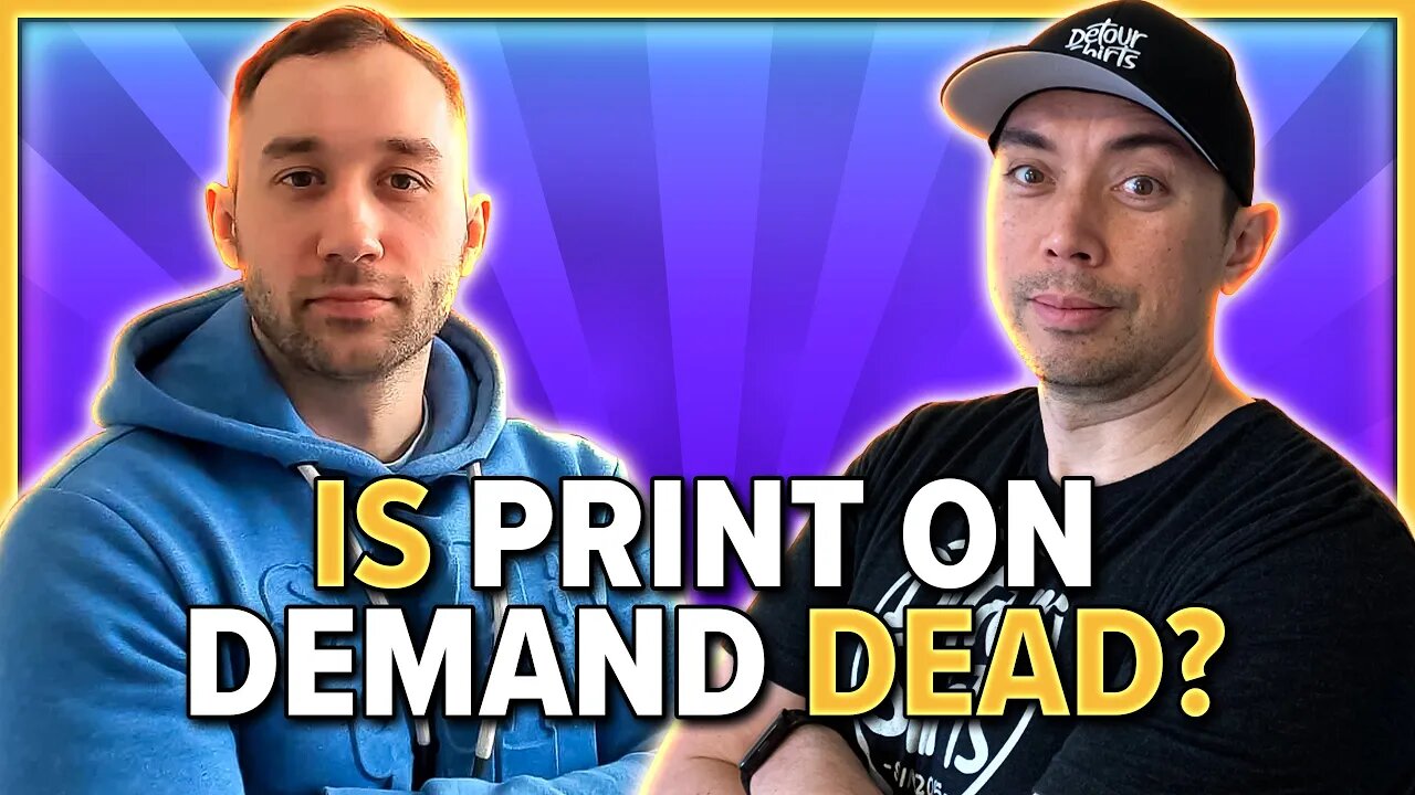 Juna On Selling his Merch Account & 2023 Plans w/ Detour Shirts | Print on Demand Wisdom Podcast #2