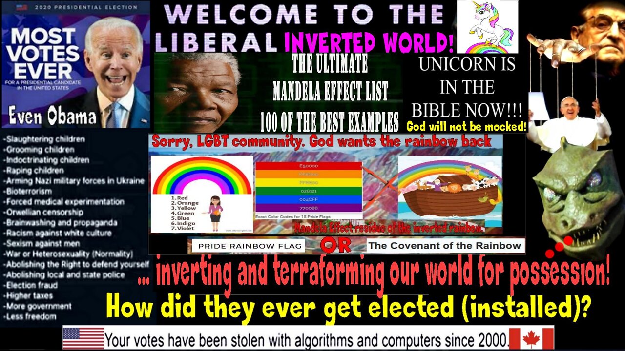 100 Mandela Effects (Cabal rewriting our history, DNA and terraforming our world for possession)