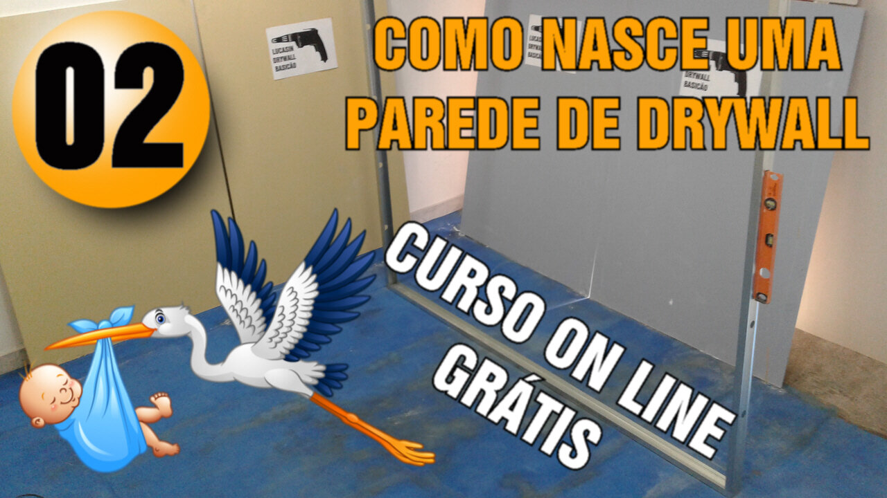 Curso de Drywall ONLINE GRÁTIS Aula 02