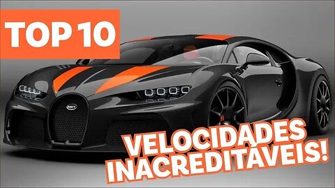 TOP 10 carros mais RÁPIDOS do planeta