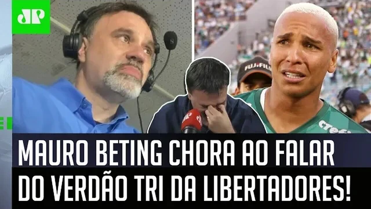 "Quando o Deyverson fez o gol..." Mauro Beting CHORA AO VIVO ao falar do Palmeiras TRICAMPEÃO!