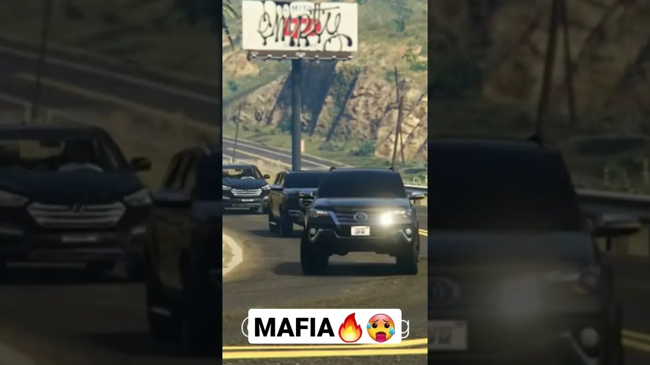 GTA 5 MAFIA CONVOY FORTUNER THAR SCORPIO #shorts #ytshorts #trending #gta