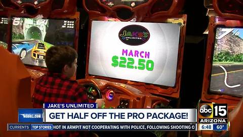 Jake's Unlimited is a whole lot of fun for half the price in March!