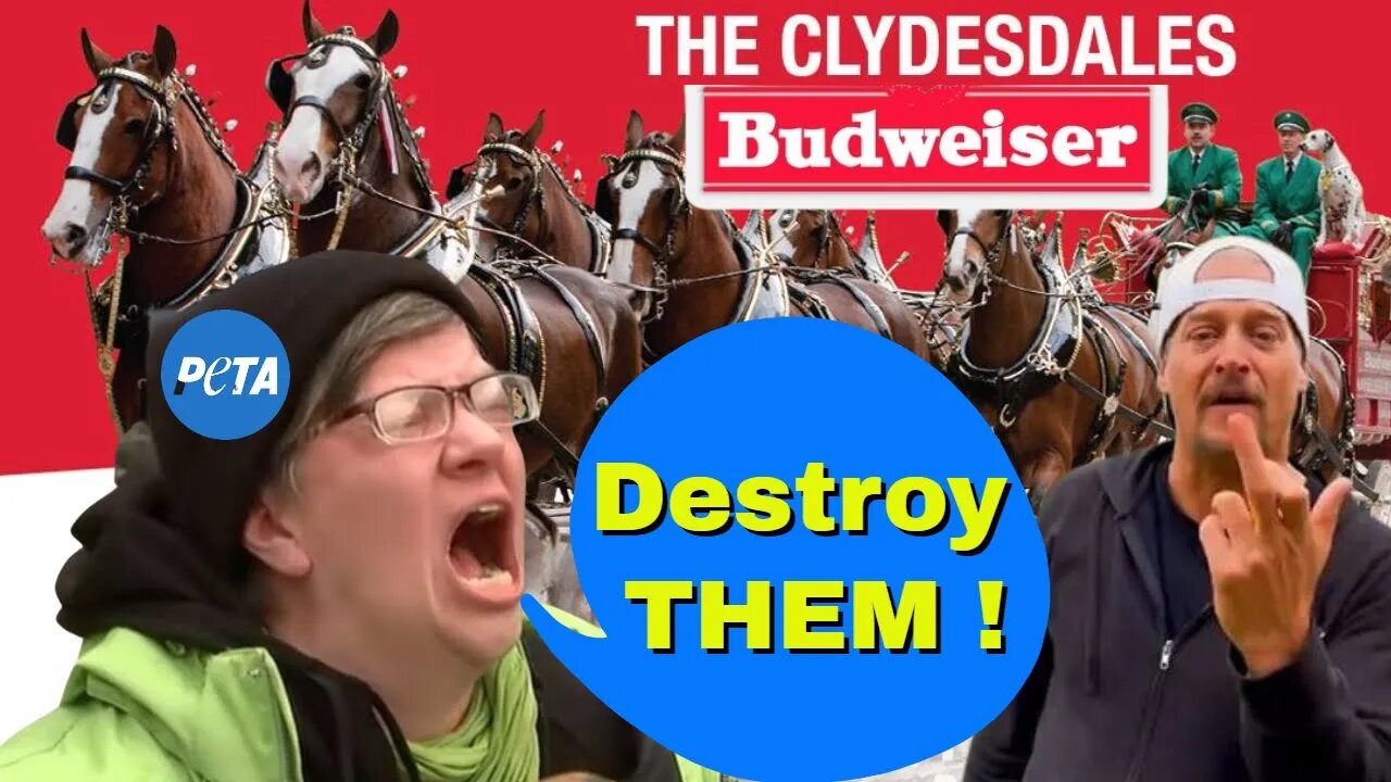 PETA wants KID ROCK to shut down BUDWEISER for HORSE Mutilation #Clydesdales #budweiser