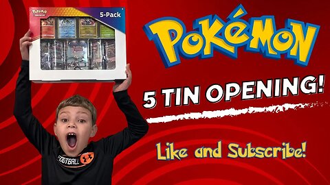 EPIC POKEMON UNBOXING: Watch PokeMONSTER Unveil 5 Mini Tins Filled with Rare Pokemon Collectibles! 😁