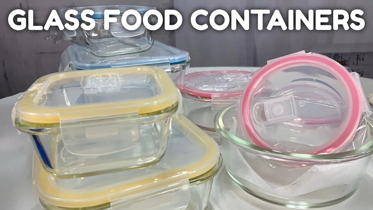 Glass Meal Prep and Storage Containers with Lids by Mealcon Unboxing