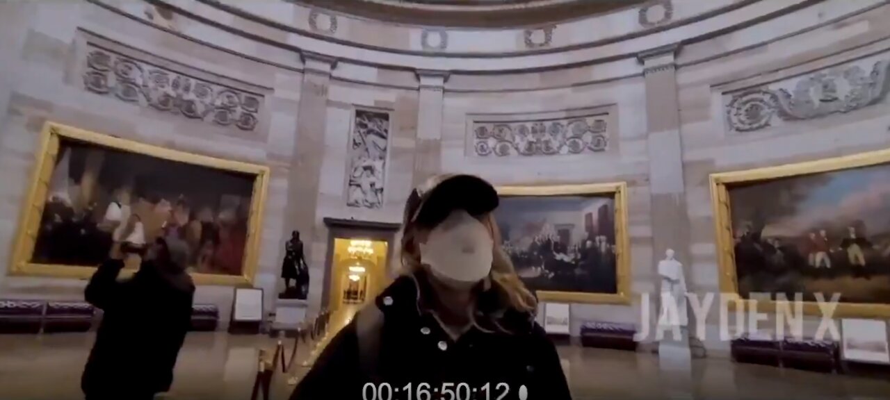 Video Reportedly Shows Journalist With BLM Activist Inside Capitol During Riot