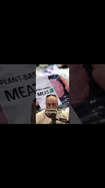 Fake meat is bad for you - a message for vegan from Joe Rogan #shorts