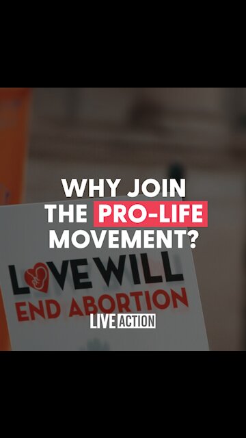 Here's why you should join the pro-life movement 👏