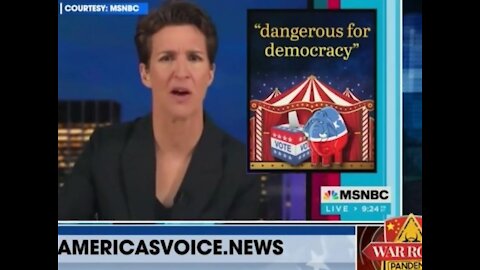 Rachel Maddow and The HQ of the Runaway Train