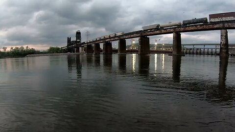 Catching a Walleye beneath Chickamauga Dam