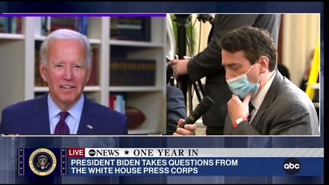 Newsmax reporter asks Joe Biden a delicate question